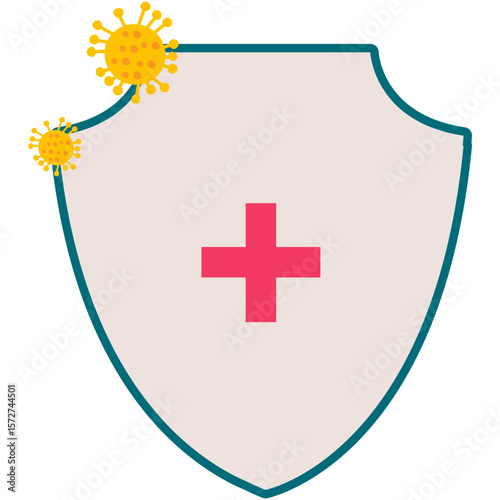 Tuberculosis Disease Element. Microbe icon vector image. Can be used for Tuberculosis.