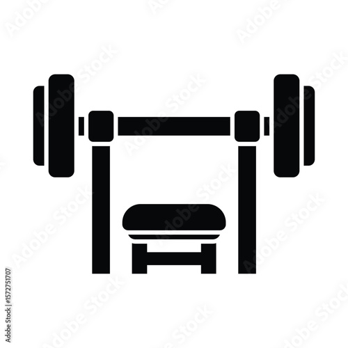 Workout machine Vector Icon which can easily modify or edit