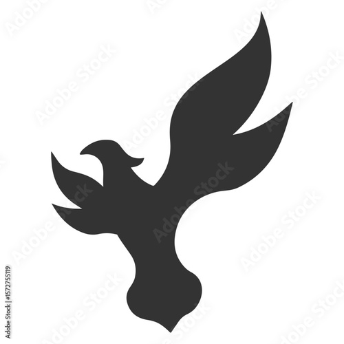 Black vector silhouette illustrations of flying birds, majestic eagles, and a deer, perfect for nature-inspired logos or designs
