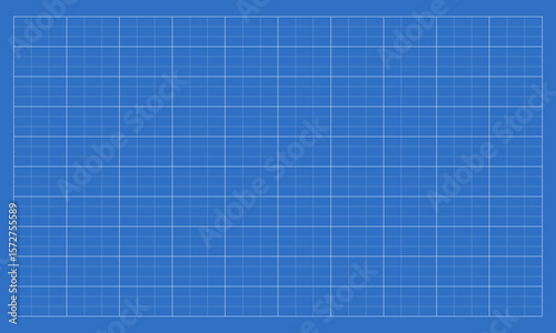 Blueprint graph paper background. Line grid pattern.eps 10.