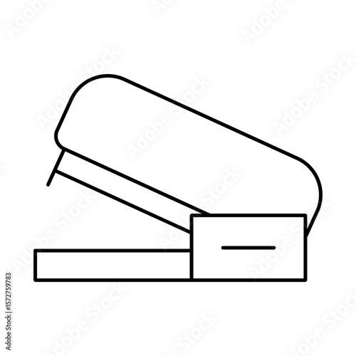 stapler, paper stapler, stationery, work tool, icon, vector, symbol