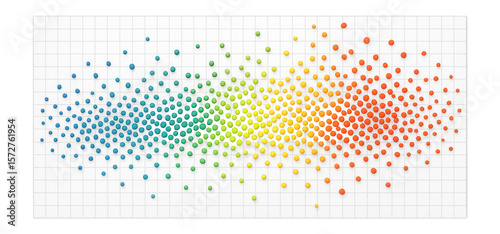 Scatter plot of single nucleotide polymorphisms with density gradient
