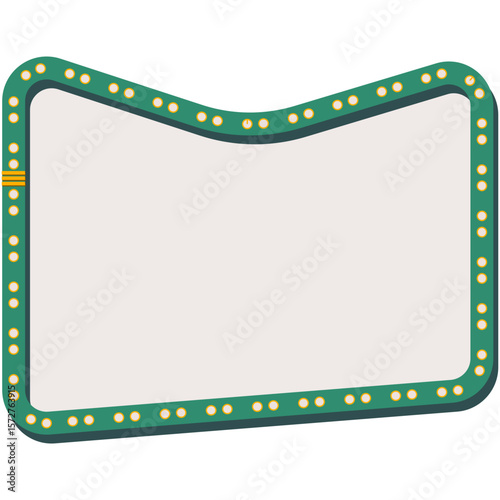 Retro Theatre Frame. Creative vector illustration of retro light bulb frame set isolated on transparent background. Art design shiny banner decoration curtains. Abstract concept graphic theatre billbo