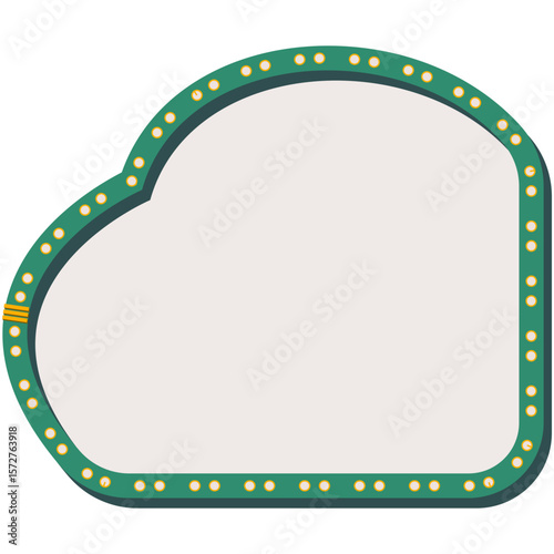 Retro Theatre Frame. Creative vector illustration of retro light bulb frame set isolated on transparent background. Art design shiny banner decoration curtains. Abstract concept graphic theatre billbo