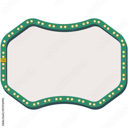 Retro Theatre Frame. Creative vector illustration of retro light bulb frame set isolated on transparent background. Art design shiny banner decoration curtains. Abstract concept graphic theatre billbo