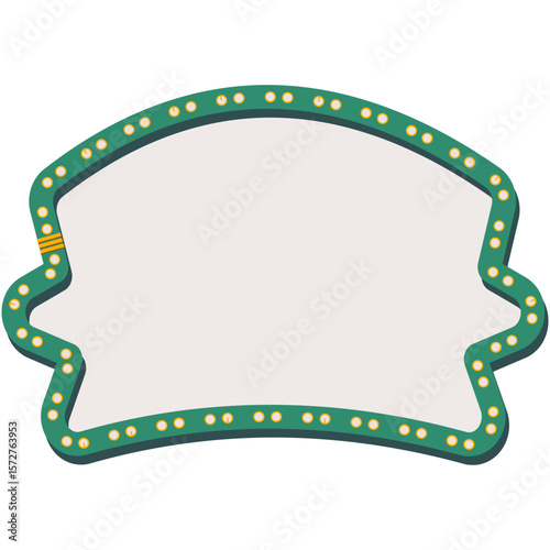 Retro Theatre Frame. Creative vector illustration of retro light bulb frame set isolated on transparent background. Art design shiny banner decoration curtains. Abstract concept graphic theatre billbo