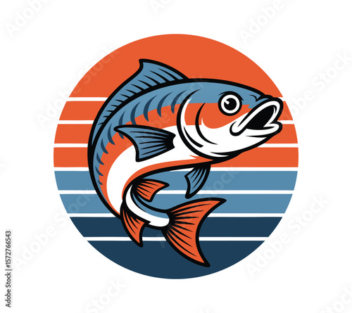 sealife tropical fish On White Background
