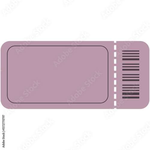 Retro Ticket. Cinema or theater ticket set. Vintage invite tickets with stamp, retro voucher for museum or concert event isolated vector design