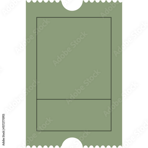 Retro Ticket. Cinema or theater ticket set. Vintage invite tickets with stamp, retro voucher for museum or concert event isolated vector design