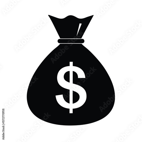 money-bag-with-dollar-sign-icon--flat-black-silhou.eps