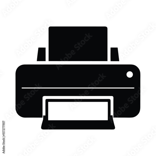 printer-icon--flat-black-silhouette.eps