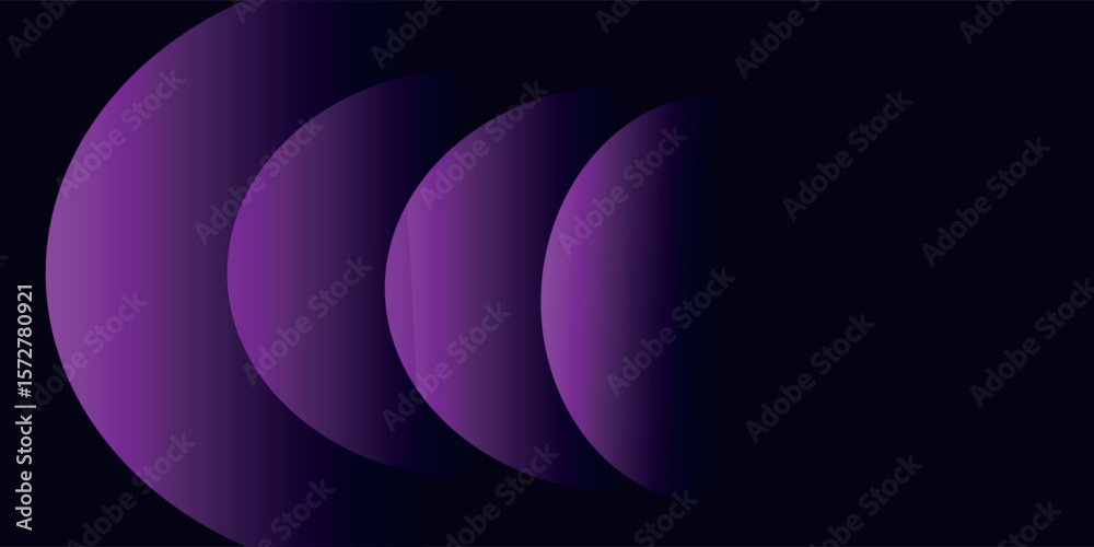 Obraz premium PrintLuxury dark purple gradient background design. Dynamic shapes composition. Vector illustration VECTOR EPS10