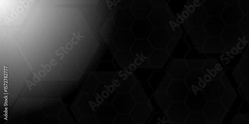 Abstract background with seamless pattern honeycombs hexagon. Modern simple style hexagonal graphic concept. Background with hexagons. 