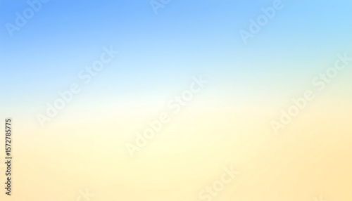Subtle sky blue to pale yellow gradient background with soft light, creating serene and calming atmosphere