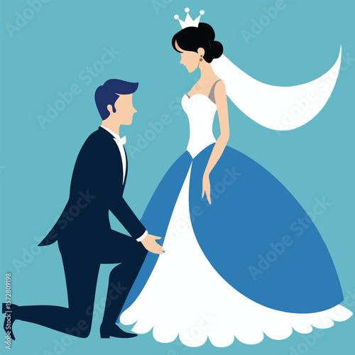 Groom proposes to bride wedding proposal