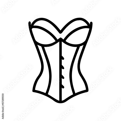 Elegant lace corset design for fashion and style inspiration