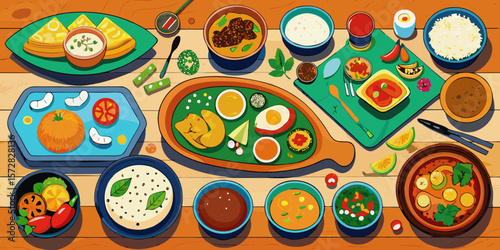 Seamless Easter egg patterns featuring pizza, cheese, and vegetable illustrations for a delicious, hot Italian meal design