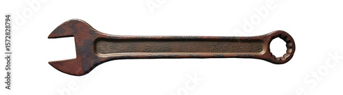 Wallpaper Mural Rusty metal wrench, aged hand tool, forgotten, showing neglect and wear Torontodigital.ca