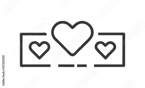  heart representing love and affection 