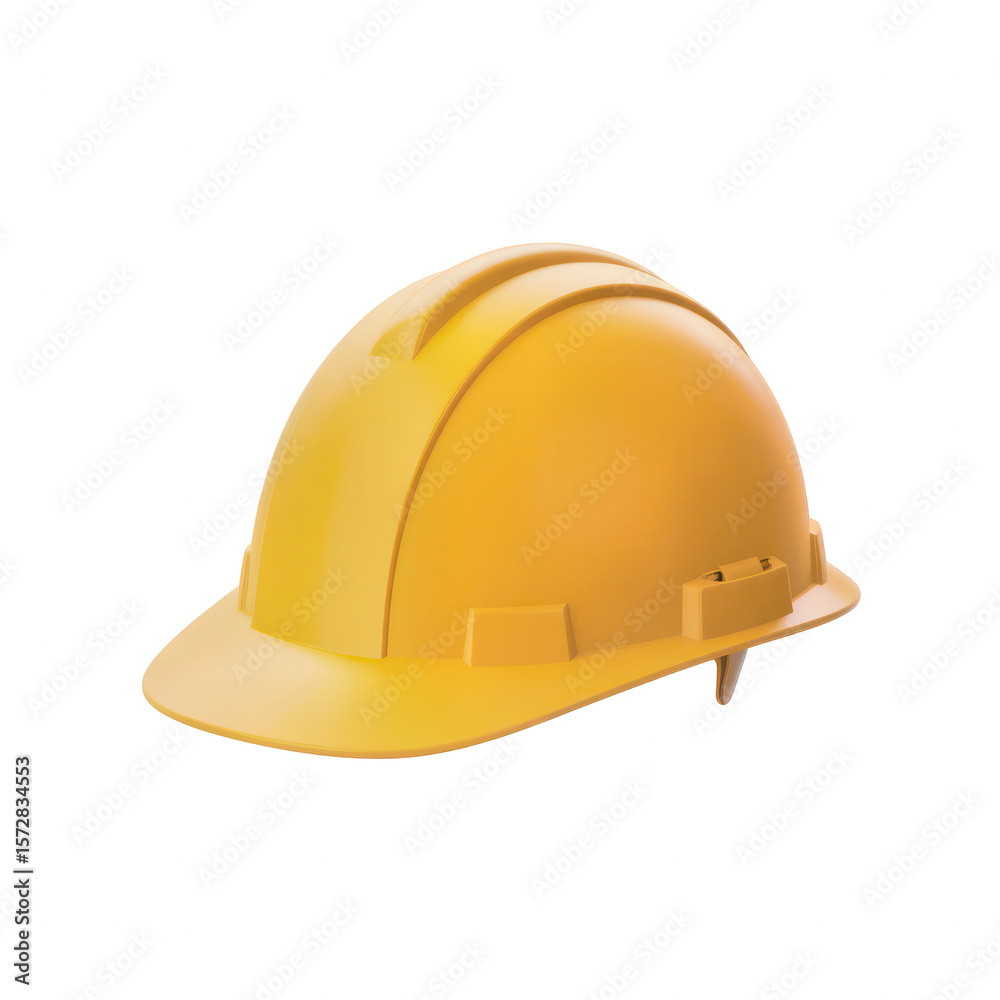 Fototapeta premium PNG hard hat, construction helmet, protective headgear, construction worker equipment, yellow safety helmet, worker's protective head cover, industrial head protection, construction site accessory 