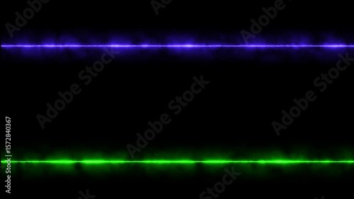 Horizontal lines video animation, vibrant laser icon icon ,video ,neon video , motion graphic, vibrant looping, Neon light flicker animation 4k on black background Abstract light neon on   Technology,