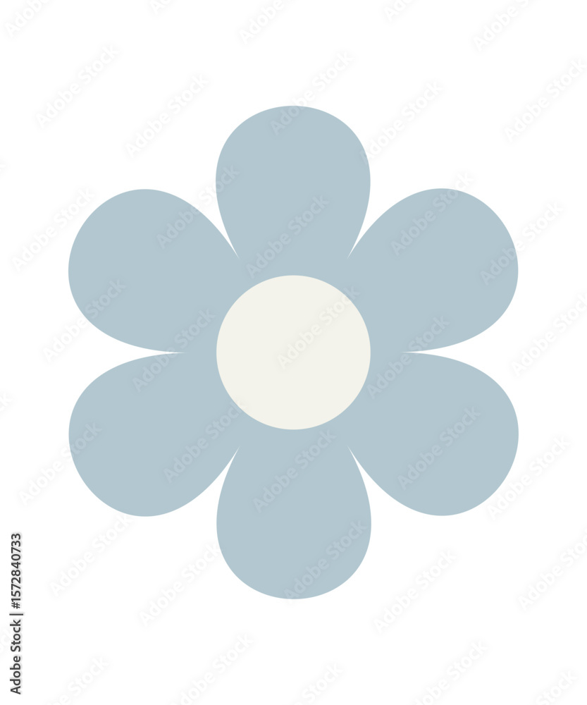 Blue Five-Petal Flower Icon
Blue Five-Petal Flower Icon