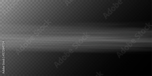 Transparent Smoke Light Effect on Dark Background