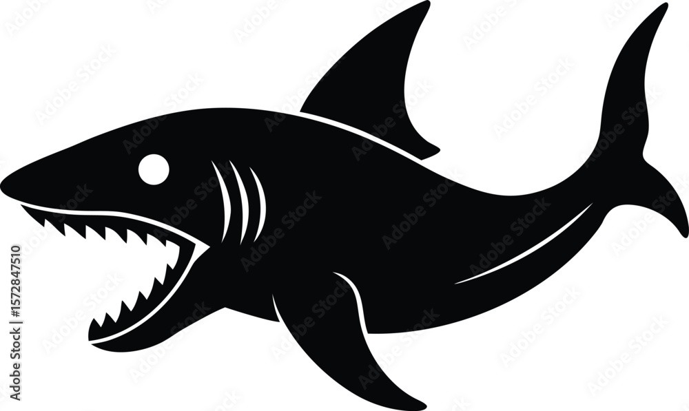 Fototapeta premium vector illustration of a fish
