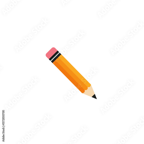 Pencil isolated on a white background, Office or Education tool