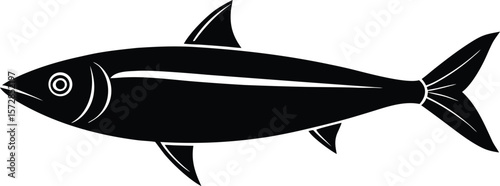 vector illustration of a fish
