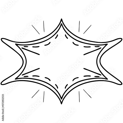 Radiant skin silhouette displaying radiating form and contour for skincare product promotion, radiant skin silhouette is shown for advertising, package, or website template.