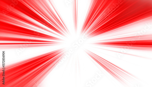 Intense red radial burst light effect background for dynamic visual design and motion graphics