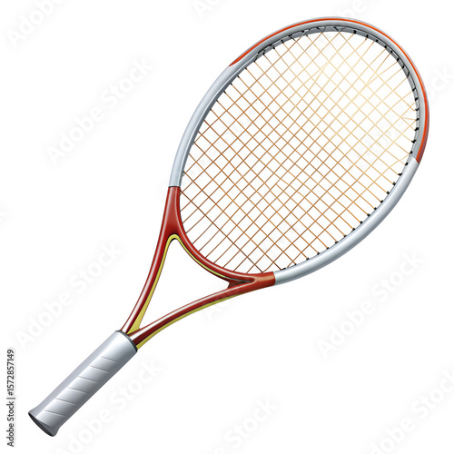 	Tennis racket isolated on transparent background