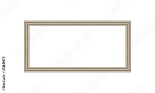 Wooden realistic molding baseboard beige gradient room trimwork frame border molding ceiling wall wood trim decorative domestic paneling interior shape design home decor panel transparent background