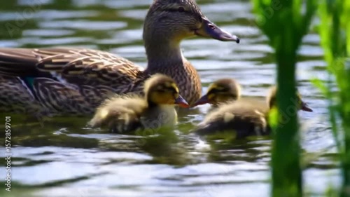 duck and ducklings