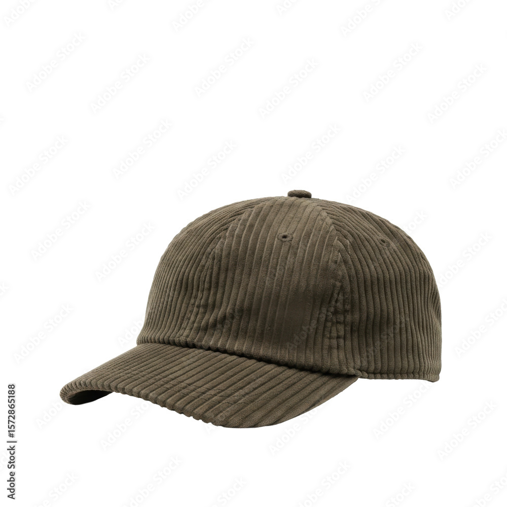 Fototapeta premium Corduroy cap isolated