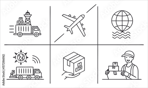 Delivery services transportation logistics shipping