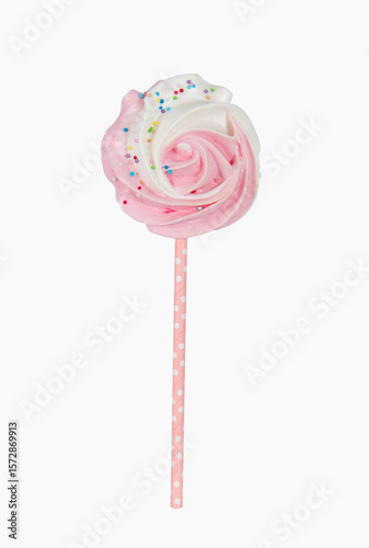 Wallpaper Mural Lollipop swirl on stick isolated on white background Torontodigital.ca