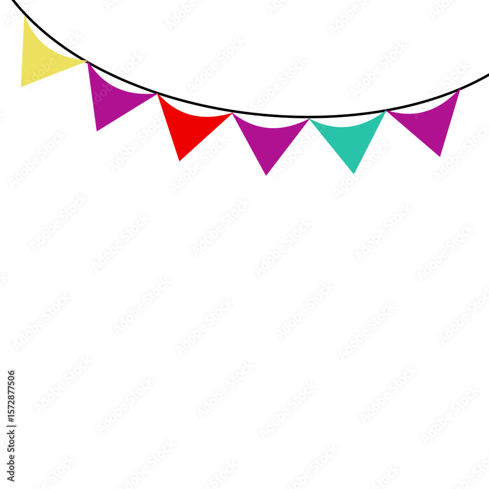 Obraz premium Cinco De Mayo Bunting Decoration