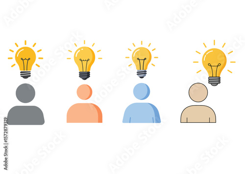 light bulb idea concept