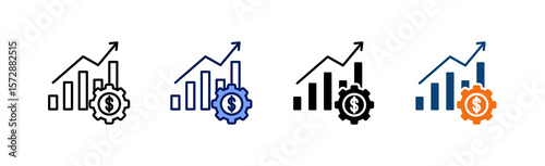 Sales Management  Icon Collection With Multiple Styles