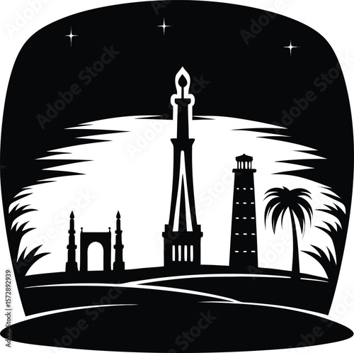 Monuments Silhouette