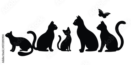 black cat silhouette