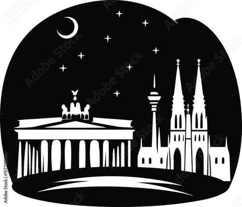 Monuments Silhouette