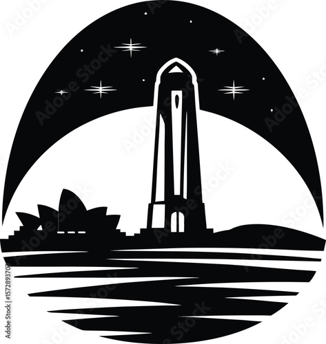 Monuments Silhouette