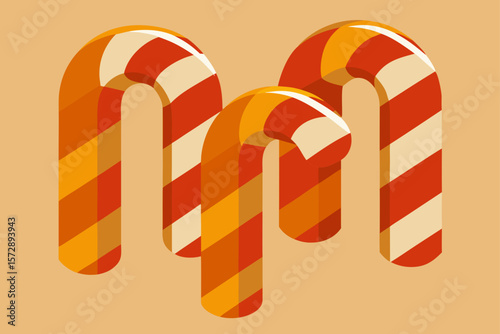 candy cane heart