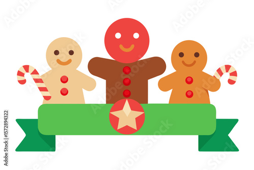 gingerbread man and woman