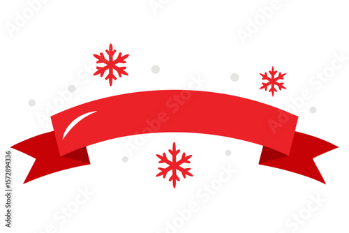 red ribbon banner