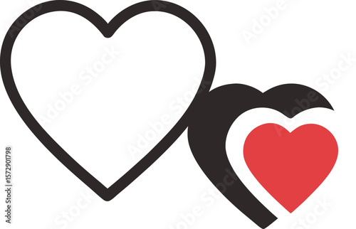 heart love vector illustrator