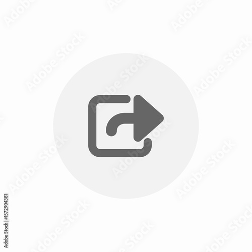 log out icon sign vector